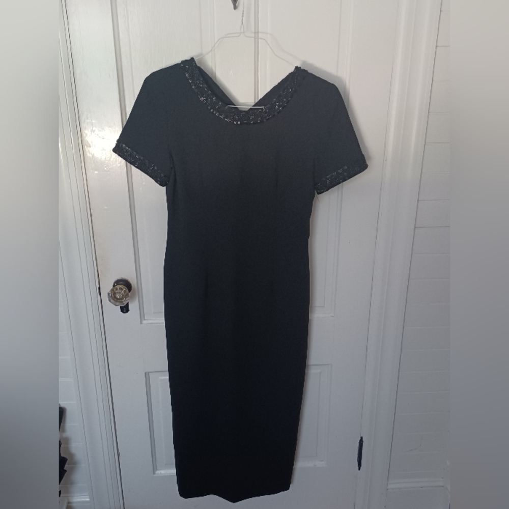 Black Size 6 Patrick Collection Evening Dress
